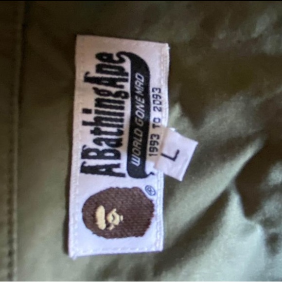 BAPE size L army green - Picture 2 of 5